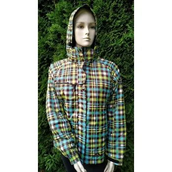 Merco Dámská zimní bunda Zelená kostička 36