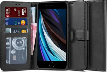 Pouzdro na mobilní telefon Tech Protect Wallet 2 pro Apple iPhone 7/8/SE 2020/SE 2022 černé