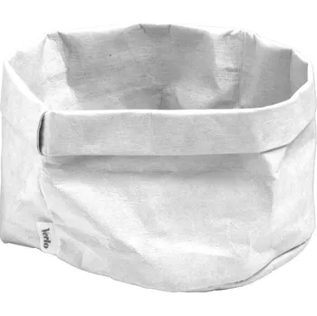 chlebník Taška na pečivo celulóza pr. 17,6 cm, bílá