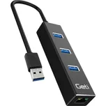 USB ROZBOČOVAČ GETI GUH3AE 3x USB-A 3.0 + 1x ETHERNET RJ45