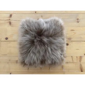 Polštář Kožešinový polštář island hnědý