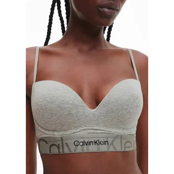 Podprsenka Dámská podprsenka Calvin Klein QF6991 80 D Šedá