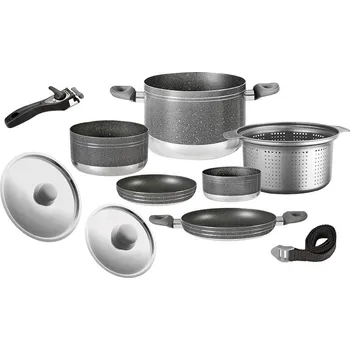 Sada nádobí Sada hrnců GOURMET ROCK 9+1 ø 22