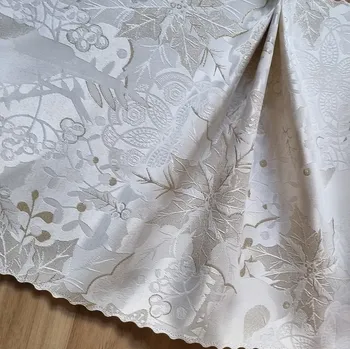 ubrus Vánoční běhoun metráž zlatá zima cena za 1 metr Český výrobce