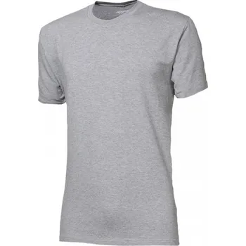 Pánské tričko Triko krátké pánské Progress ORIGINAL BAMBUS, šedý melír Velikost: XL