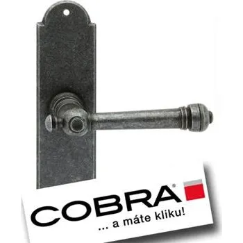 Dveřní kování COBRA MANHEIM PZ92 KOVANE CERNE kované kování
