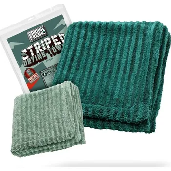 Autovosk Garage Freaks Striped 2er Set - 2 sušící ručníky 50x80cm a 40x40cm, 1300 GSM