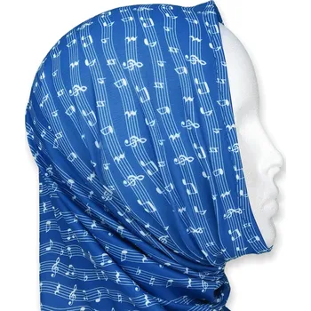 Šátek Šátek multifunkční – noty (modrý)