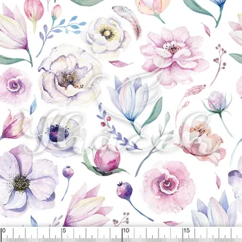 Zakázkový tisk, softshell, kočárkovina... Květy a bobulky Látky k tisku: Microfirba