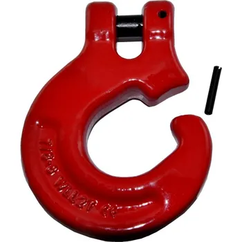 Tažné lano Hák lesnický stahovací s čepem pro řetěz 10mm, nosnost 3,15t, pevn. tř. 8.,