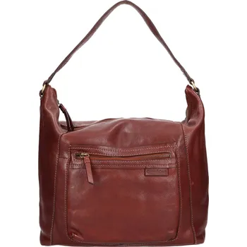 Kabelka Dámská kožená kabelka Gianní Conti Karla - hnědá