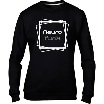 Dámská mikina DNBMARKET.CZ Dámská mikina bez kapuce |D&B + NEURO| SquareRun Velikost: S, Barva: Černá - Design 2