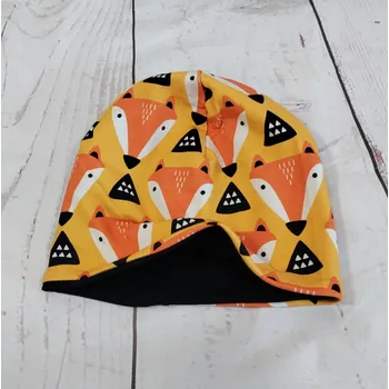 Čepice Yháček Šmoulí čepička Yháček, lišky na hořčicové Velikost:: XS