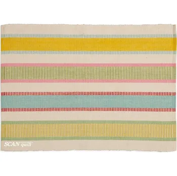 prostírání SCANquilt prostírání RIB pruhy-proužky pestrá pastel prostírání cca 30 x 45 cm