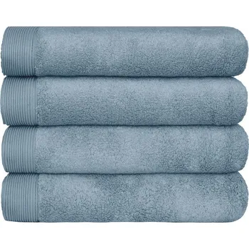 Ručník SCANquilt modalový ručník MODAL SOFT šedomodrá osuška 70 x 140 cm