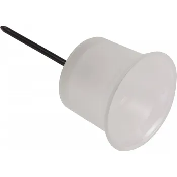 Svícen Skleněný kalíšek s bodcem 6,3 x 12 cm 24 ks ojíněný