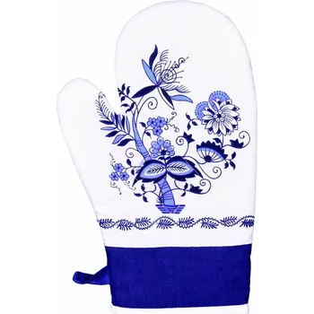 Chňapka Forbyt Cibulák kuchyňská chňapka modrá/bílá