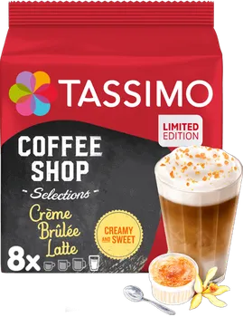 Tassimo Coffee Shop Crème Brûlée Latte 8 ks