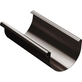 okap Okapový žlab PRECIT Ø 100 mm plastový délka 2000 mm hnědý