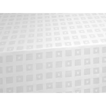 ubrus SCANquilt ubrus KANA kostky bílá 150 x 180 cm