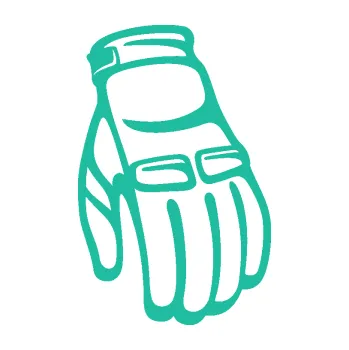 Samolepící dekorace SAMOLEPKA Motorkářské rukavice 001 pravá (25 - tyrkysová) NA AUTO, NÁLEPKA, FÓLIE, POLEP, TUNING, VLASTNÍ TEXT, TISK, AUTOSAMOLEPKY.cz, POLEPY, OBRÁZEK, LOGO, SAMOLEPKY