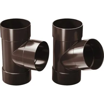 okap Odbočka 67° pro okapový svod PRECIT Ø 110/110 mm plastová hnědá