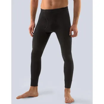 Pánské legíny GINA pánské spodky pánské (legíny), dlouhé, šité, klasické, jednobarevné 76001P černá XXL