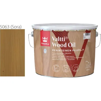 Mořidlo Tikkurila Valtti Wood Oil - PUUÖLJY - 9L - 5063 - Sora + dárek k objednávce nad 1000Kč