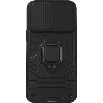 Pouzdro na mobilní telefon Kryt iPhone 14 Pro Max odolný Ring Lens černý (obal neboli pouzdro na iPhone 14 Pro Max)