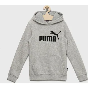 Dívčí mikina PUMA ESS LOGO 58703104 šedá 116