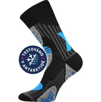 Dámské termoprádlo VISION sportovní ponožky VoXX s Merino vlnou 26-28 (39-42) Černá - modrá