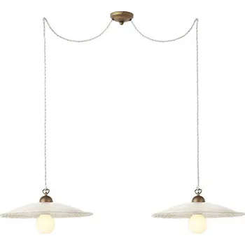 Incanti Rustikální závěsné svítidlo Lea, ø 44 cm, 2 x E27 Barva: Mosaz