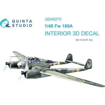 Plastikový model 1/48 Fw 189A 3D-Printed & col.Interior (GWH)