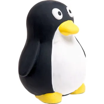 Hračka pro psa Karlie Hračka pro psy tučňák latexová pískací černo-bílá 10x9cm