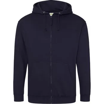 Pánská mikina Just Hoods Pánská mikina na zip JH050 New French Navy 5XL