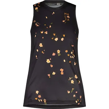 cyklistický dres MALOJA Cyklistické triko bez rukávů - TRECIMEM. LADY - černá S