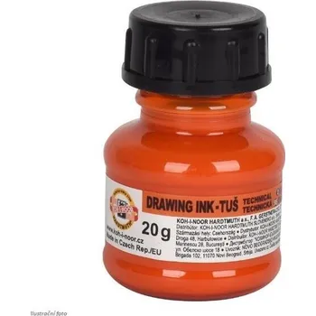 KOH-I-NOOR Tuš technická 20g - oranžová