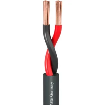Sommer Cable Speaker Cable Meridian Install SP260, 2 x 6,00 mm Black