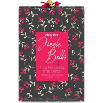 Kosmetická sada Mad Beauty Jingle Bells 12 Days Bath and Body Advent Calendar