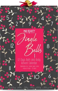 Kosmetická sada Mad Beauty Jingle Bells 12 Days Bath and Body Advent Calendar