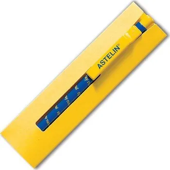 Žluté papírové pouzdro na 1 pero