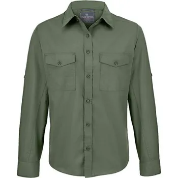 Pánská košile Craghoppers Expert Pánská košile s dlouhým rukávem CES001 Dark Cedar Green S