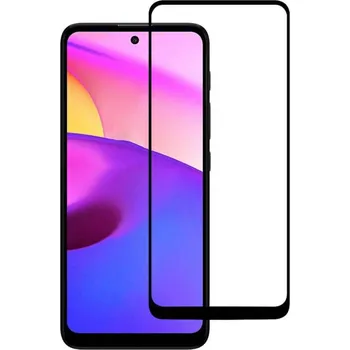 Picasee 3D ochranné tvrzené sklo s rámečkem pro Motorola Moto E40 - černé