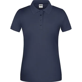 Dámské tričko James&Nicholson Dámská polokošile JN873 Navy XXL