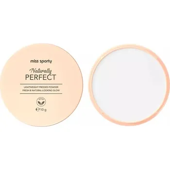 Pudr Miss Sporty Naturally Perfect kompaktní pudr 001 Translucent 10 g