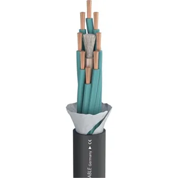 Audio kabel Sommer Cable Speaker Cable Elephant Robust SPM840, 8 x 4,00 mm Black