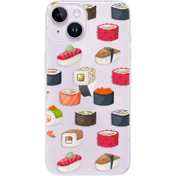 Pouzdro na mobilní telefon Odolné silikonové pouzdro iSaprio - Sushi Pattern - iPhone 14