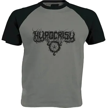 Pánské tričko šedo černé triko Hypocrisy