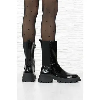 Dámské kozačky DnesObouvam.cz Dámské polokozačky HBL-42B.PA Velikost: 37