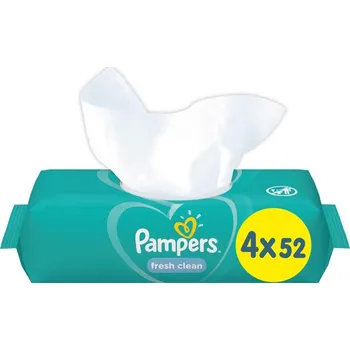 Pampers Fresh Clean vlhčené ubrousky, 208 ks